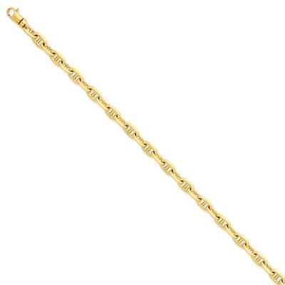 5mm Polished Fancy Link Chain 22 Inch 14k Gold LK441-22, MPN: LK441-22, 191101652035