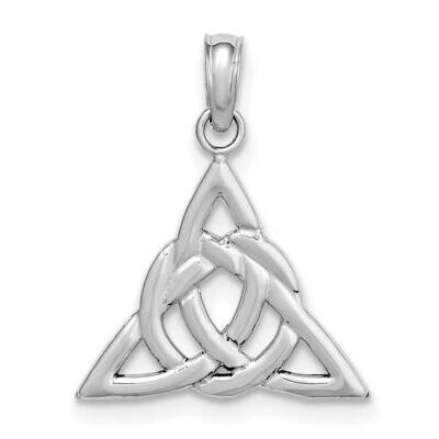 Sm Celtic Trinity Knot Charm 14k White Gold K7224W, MPN: K7224W,