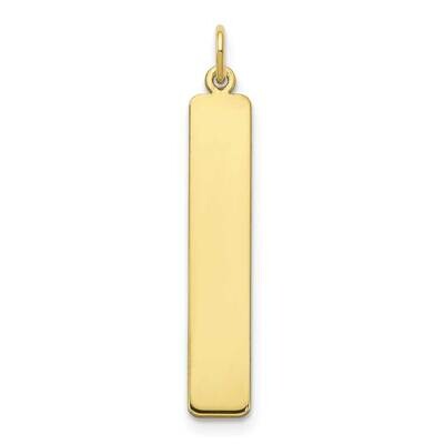 Vertical Blank Bar Charm 10k Gold Large 10XNA1354Y, MPN: 10XNA1354Y,