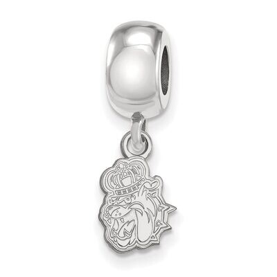 James Madison University Bead Charm Extra Small Dangle Sterling Silver SS012JMU, MPN: SS012JMU, 886…