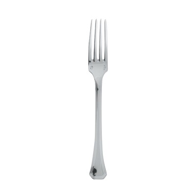 Sambonet deco dessert fork 7 1/4 inch - silverplated on 18/10 stainless steel, MPN: 52703-26, 79095…