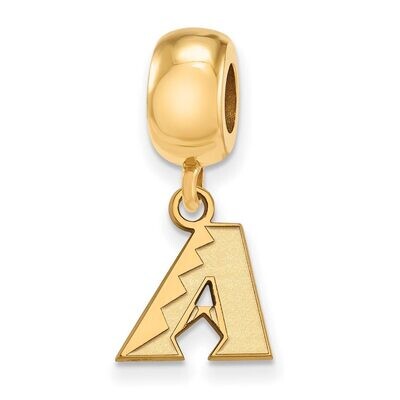 Arizona Diamondbacks Bead Charm x-Small Dangle Gold-plated Silver GP010DIA, MPN: GP010DIA, 88677491…