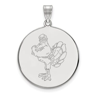 Virginia Tech Extra Large Disc Pendant Sterling Silver SS079VTE, MPN: SS079VTE, 886774720272