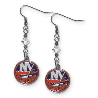 NHL New York Islanders Crystal Dangle Earrings GC5979