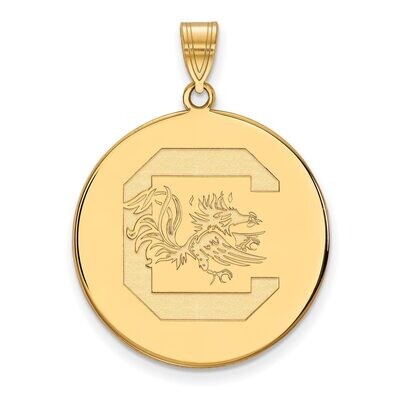 University of South Carolina x-Large Disc Pendant 10k Yellow Gold 1Y070USO, MPN: 1Y070USO, 88677482…