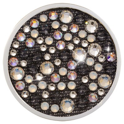 Nikki Lissoni Denim Dreams White Gold Silver-Plated 43mm Coin C1491SL, MPN: C1491SL, 8718819231738