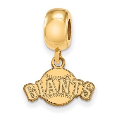 San Francisco Giants Bead Charm x-Small Dangle Gold-plated Silver GP057GIT, MPN: GP057GIT, 88677494…