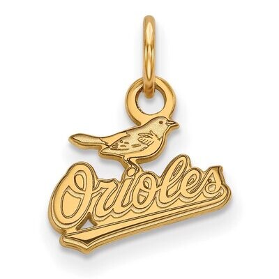 Baltimore Orioles x-Small Pendant 14k Yellow Gold 4Y001ORI, MPN: 4Y001ORI, 886774856421
