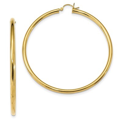 Hoop Earrings Sterling Silver Gold-Tone Polished QE13151, MPN: QE13151, 191101234668