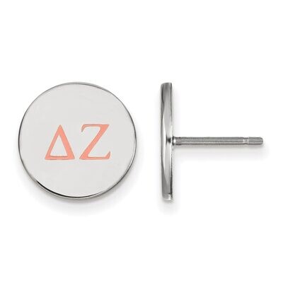 Delta Zeta Enameled Post Earrings Sterling Silver SS032DZ, MPN: SS032DZ, 886774606385