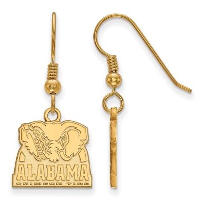 University of Alabama Small Dangle Earring Wire Gold-plated Silver GP065UAL, MPN: GP065UAL, 8867749…