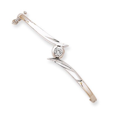 Bangle Bracelet Mounting 14k White Gold XB275, MPN: XB275,