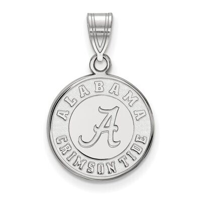University of Alabama Medium Disc Pendant 14k White Gold 4W086UAL, MPN: 4W086UAL, 886774855172
