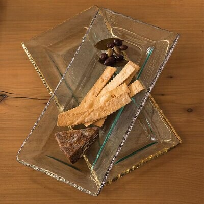 Annieglass Edgey Rectangular Tray Gold, MPN: E118G, UPC: