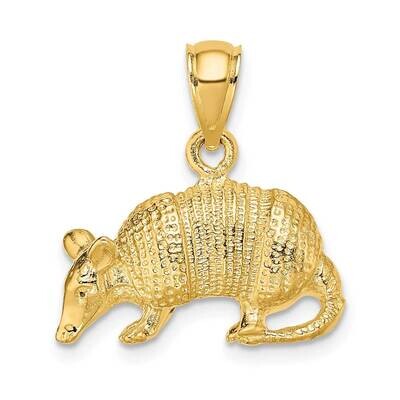 Armadillo Charm 14k Gold 3-D K6522, MPN: K6522, 637218035274