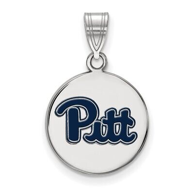 University of Pittsburgh Medium Enamel Disc Pendant Sterling Silver SS034UPI, MPN: SS034UPI, 886774…