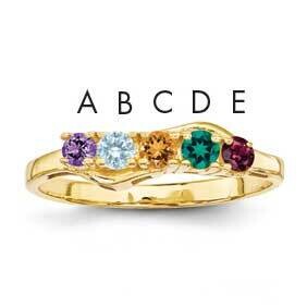 Synthetic Family Jewelry Ring 14k Gold XMR86/5SY, MPN: XMR86/5SY, 883957969275