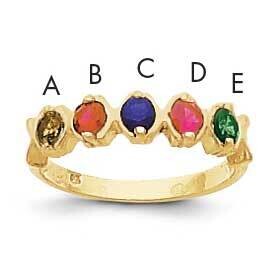 Ring 14k Gold Family Jewelry XMR17/5GY, MPN: XMR17/5GY, 883957152462