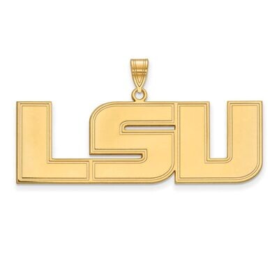 Louisiana State University x-Large Pendant Gold-plated Silver GP084LSU, MPN: GP084LSU, 886774956084