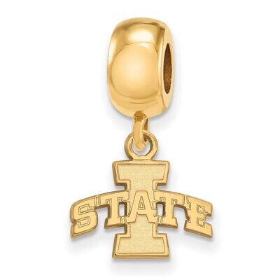 Iowa State University Bead Charm x-Small Dangle Gold-plated Silver GP013IAS, MPN: GP013IAS, 8867749…