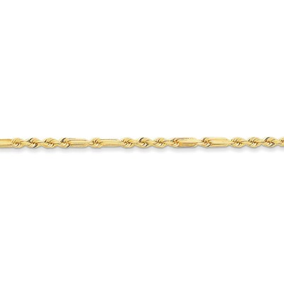 3.0mm Milano Rope Chain 8 Inch 14k Gold MIL060-8, MPN: MIL060-8, 886774399416