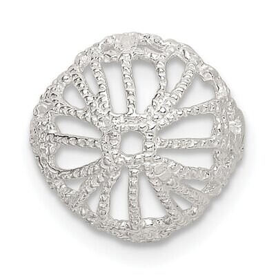 10.8mm Bead Cap Sterling Silver SS4515, MPN: SS4515,