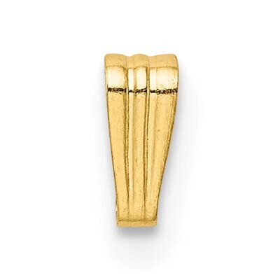 Small Snap Pendant Bail 14k Yellow Gold YG2794, MPN: YG2794,