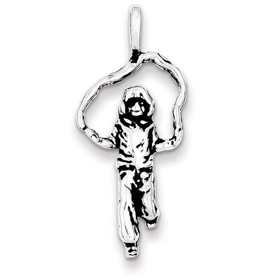 Jump Rope Charm Antiqued Sterling Silver QC7527, MPN: QC7527, 883957561257