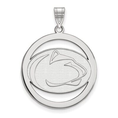 Penn State University L Pendant in Circle Sterling Silver SS033PSU, MPN: SS033PSU, 886774695365