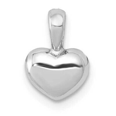 3-D Heart Charm 14k White Gold Polished M2076W, MPN: M2076W, 637218167111