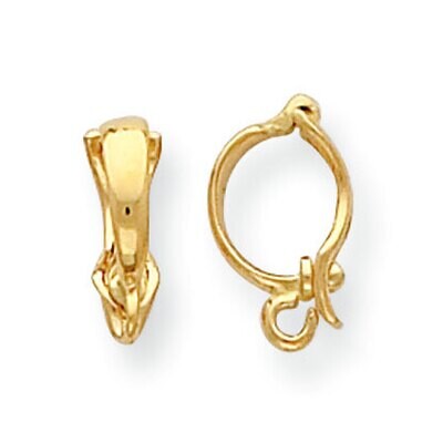 Pearl Enhancer Pendant Setting 14k Yellow Gold YG1480, MPN: YG1480,