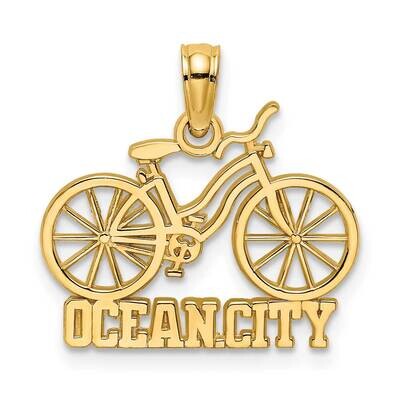Ocean City Under Bicycle Charm 14k Gold K8147, MPN: K8147, 637218069828