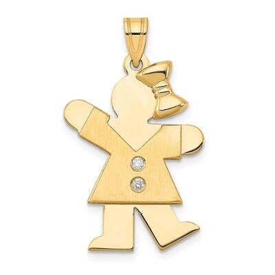 VS Diamond Kid Pendant 14k Gold XK261VS, MPN: XK261VS, 883957116174