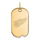 Detroit Red Wings Small Dog Tag Gold-plated Silver GP024RWI, MPN: GP024RWI, 886774744018