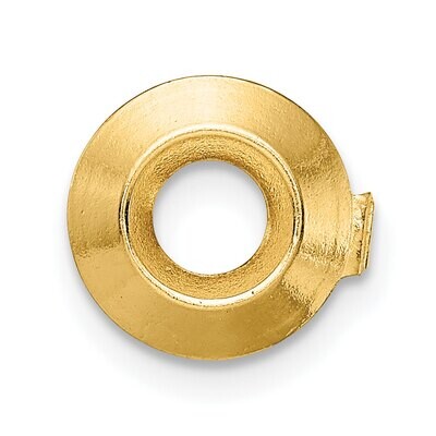 Round Bezel .05ct. Pendant Setting 14k Yellow Gold YG962, MPN: YG962,