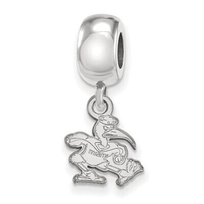 University of Miami Bead Charm x-Small Dangle Sterling Silver SS064UMF, MPN: SS064UMF, 886774724607