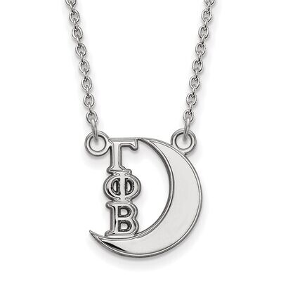 Gamma Phi Beta Extra Small Pendant with 18 Inch Chain Sterling Silver SS039GPB-18, MPN: SS039GPB-18…
