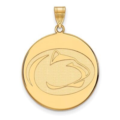 Penn State University x-Large Disc Pendant Gold-plated Silver GP036PSU, MPN: GP036PSU, 886774938233