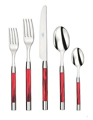 Capdeco Conty Red 5 Piece Place Setting CON30-5SET, MPN: CON30-5SET, 3700922717754
