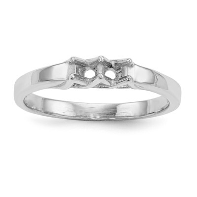 14K White Gold Ring Mounting Family &amp; Mother XMR83/2W-7, MPN: XMR83-2W, 191101540288