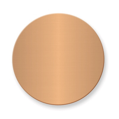 1 3/4 x 1 3/4 Round Copper Aluminum Plates-Sets of 6  GM3726-CA, MPN: GM3726-CA,