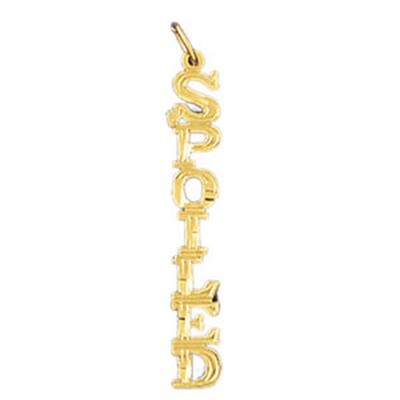 Dazzlers Jewelry Spoiled Pendant Necklace Charm Bracelet in Yellow, White or Rose Gold 10613, MPN: …