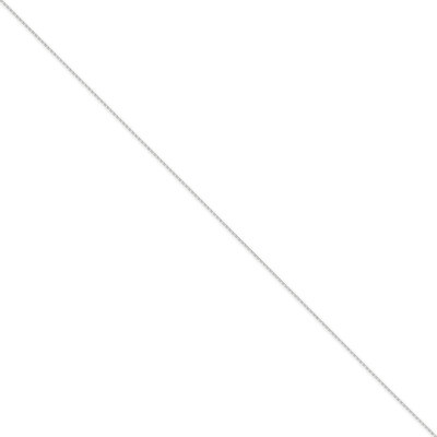 0.8mm Diamond-cut Cable Chain 24 Inch 14k White Gold PEN192L-24, MPN: PEN192L-24, 886774539669