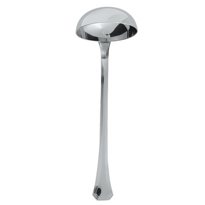 Sambonet deco soup ladle 10 5/8 inch - silverplated on 18/10 stainless steel, MPN: 52703-40, 790955…
