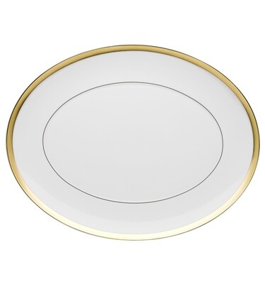 Vista Alegre Domo Gold Large Oval Platter, MPN: 21100866,
