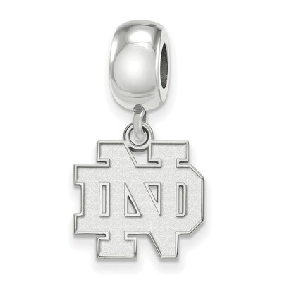 University of Notre Dame Small Dangle Charm Bead Sterling Silver SS034UND, MPN: SS034UND, 191101121…