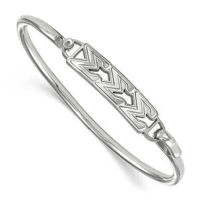 Sigma Sigma Sigma Small Hook and Clasp Bangle Sterling Silver SS009SSS-8, MPN: SS009SSS-8, 19110110…