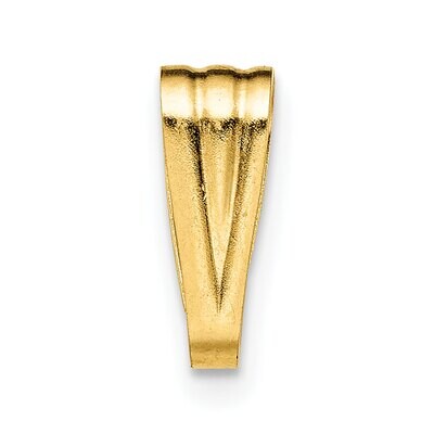 Snap On/Locket Bail 14k Yellow Gold YG1592, MPN: YG1592,