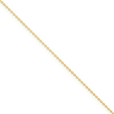 1mm Cable Chain 14 Inch 14k Gold PEN53-14, MPN: PEN53-14, 886774104621