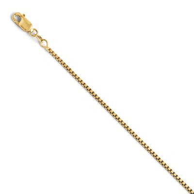 Leslie&#39;s Medium Box Chain 18 Inch - 14k Gold HB-716-18, MPN: 716-18, 886774543246